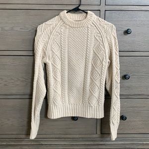 LL Bean Signature Aran sweater, XS, pristine